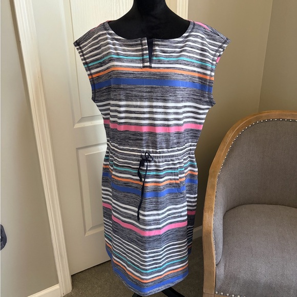 Talbots Dresses & Skirts - Talbots Multicolor Striped Midi Dress